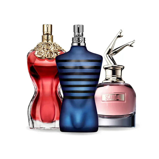 Coffret 3 Parfums: LA BELLE, ULTRA MALE y Gaultier SCANDAL 100ml